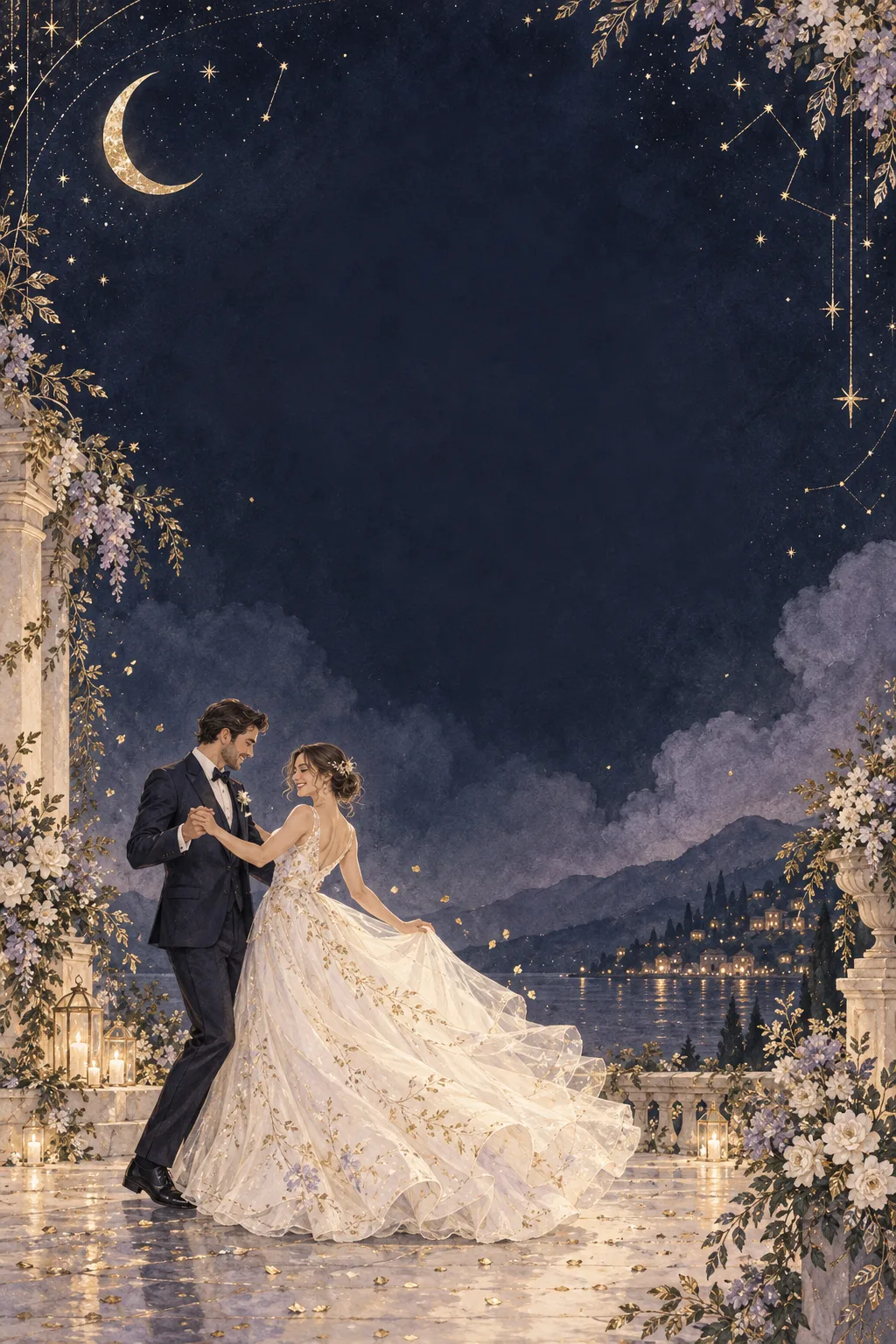 Órbita de Amor · Noche, Oro y Lavanda