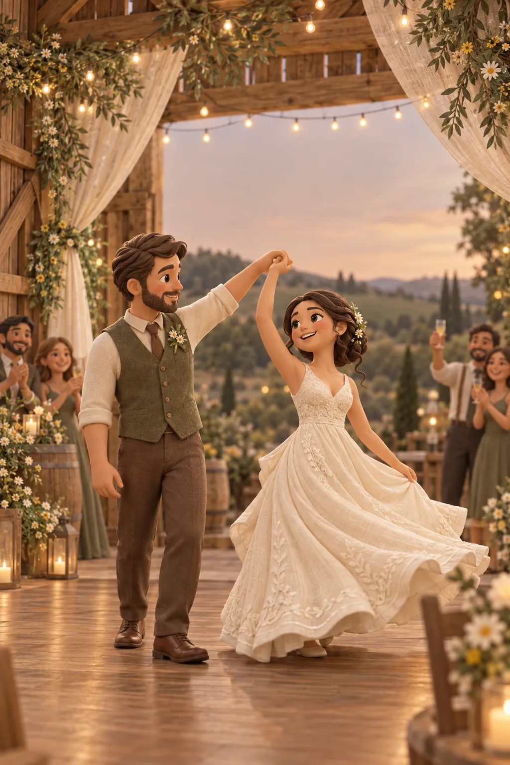 Nuestro Vals entre Olivos · Lino, Madera y Luz